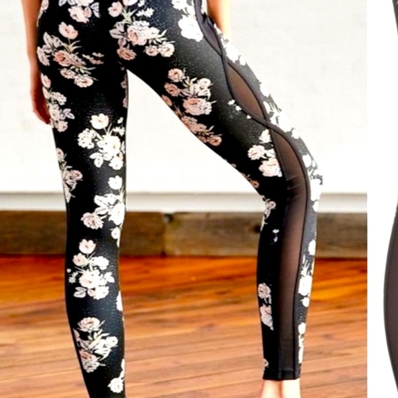 Free People Movement Liza floral mesh leggings - Picture 3 of 8